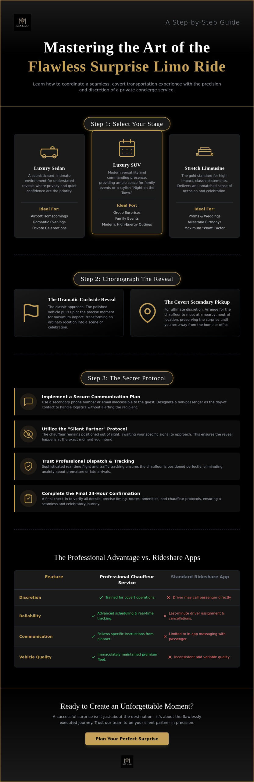 The Ultimate Guide to Planning a Surprise Limo Ride for Any Milestone