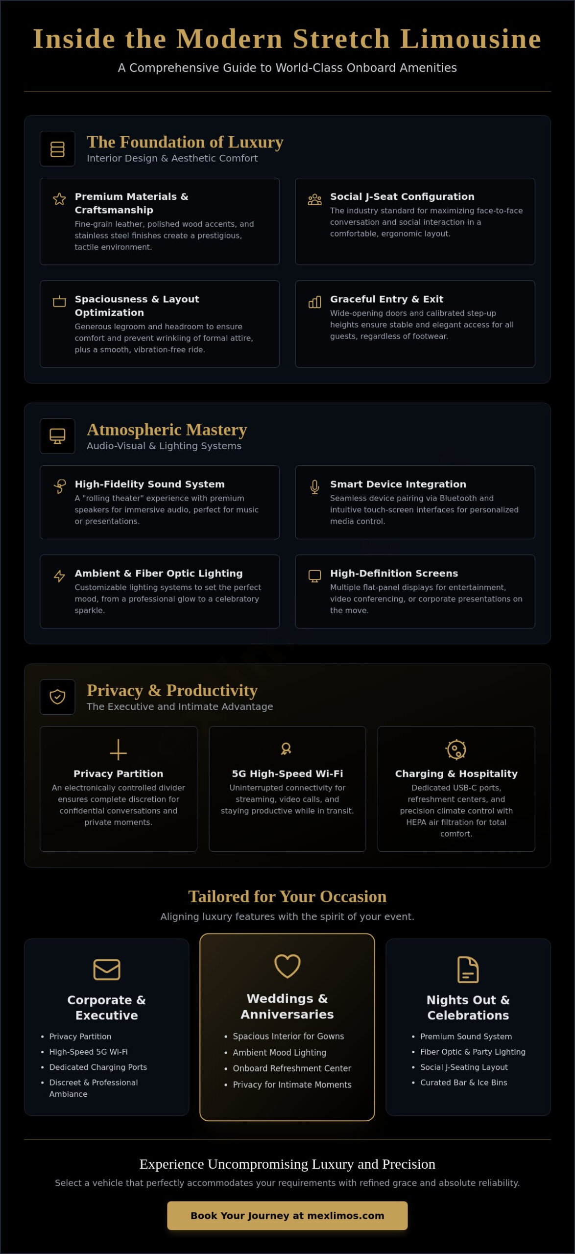 What Amenities Are in a Stretch Limousine? The Ultimate Guide to Luxury Features