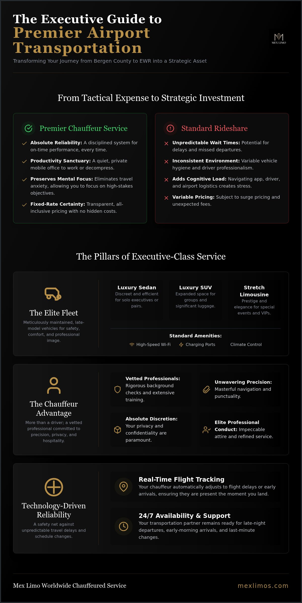 Bergen County to EWR: Executive Luxury Car Service Guide
