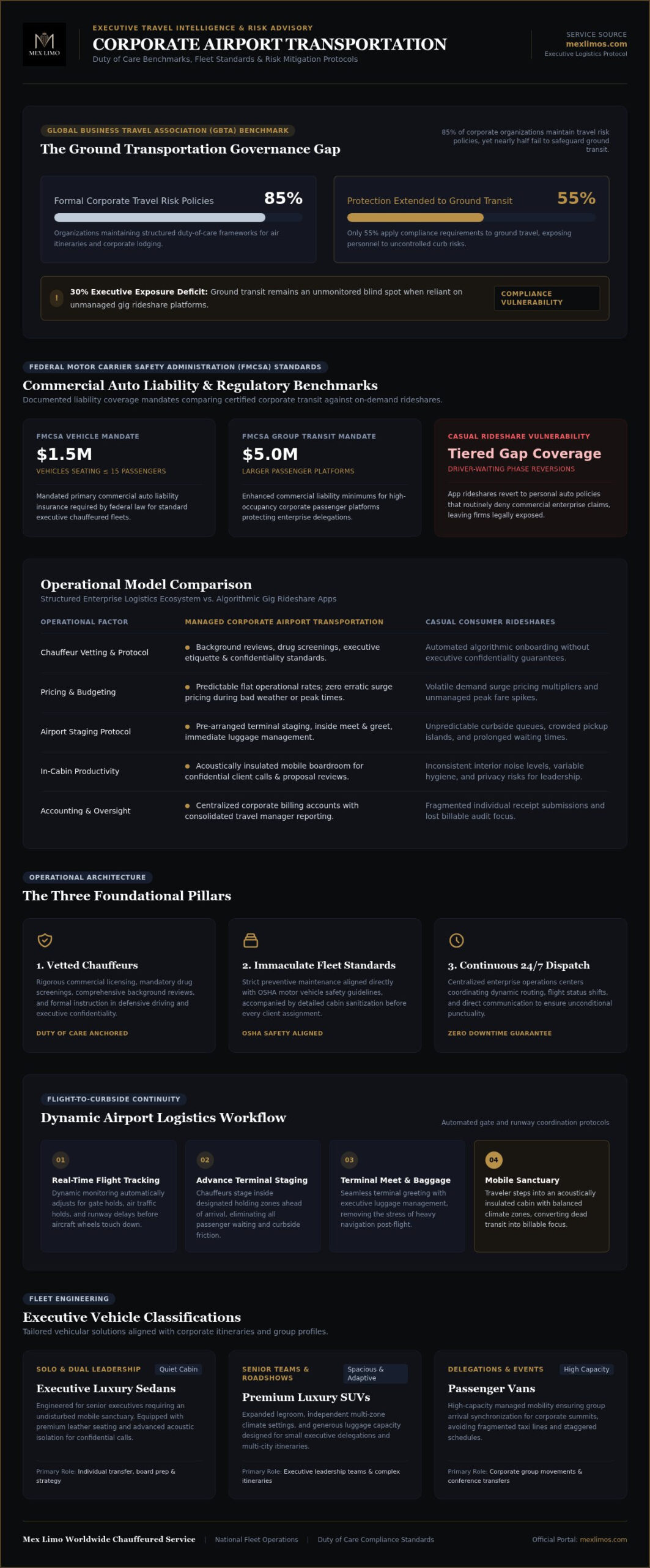 Corporate Airport Transportation: 2026 Executive Guide
